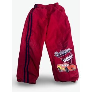 Disney Pixar Cars Lightning McQueen Sweatpants Sz 5 Red Pant35